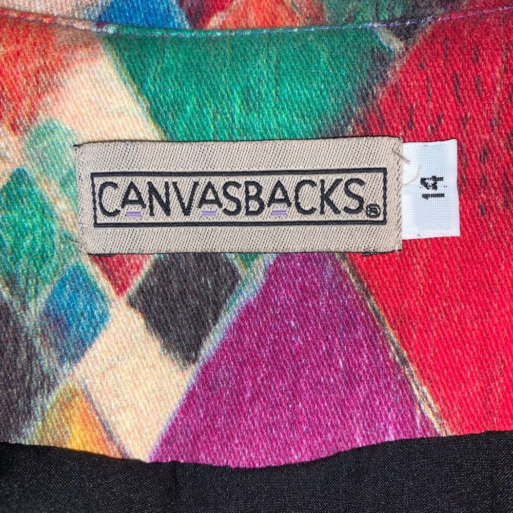 Canvasbacks Multicolor Diamond Block Blazer/Jacket - Picture 5 of 6